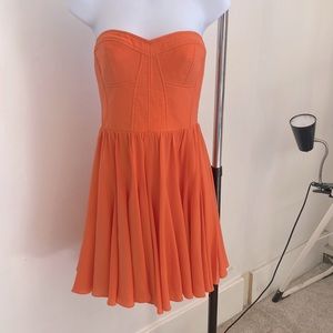 REBECCA TAYLOR STRAPLESS DRESS